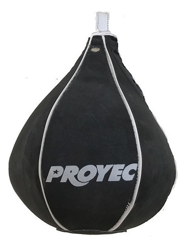 Puching Ball Pera Boxeo Proyec Inflable Cuero Sintetico N° 1 Color Negro