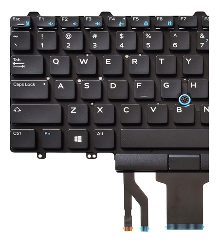 Reemplazo De Teclado Retroiluminado Compatible Con Dell E...