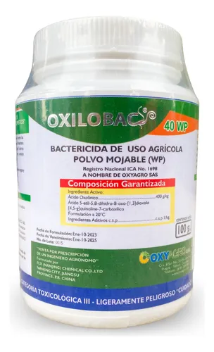 Oxilobac - Acido Oxolinico Agricola Control Bacterias 100 Gr