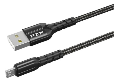 Cable De Carga Alta Calidad Pzx Conexión Micro Usb - V8 V143