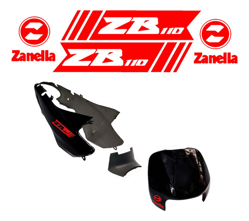 Kit Calcomanias Vinilo Para Zanella Zb 110