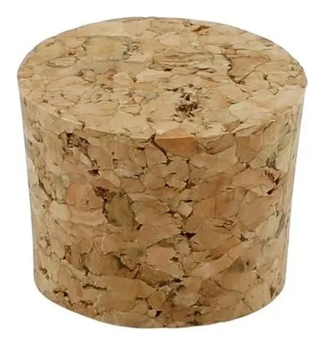 Potinho De Vidro Com Tampa De Rolha M 20ml - 1un - Rizzo