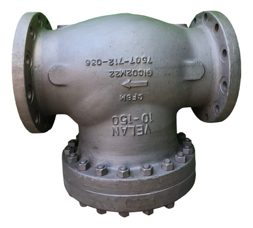 Válvula Check Acero Inoxidable 10 Pulgadas Marca Velan