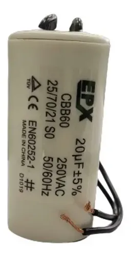 Condensateur Permanent 20uF 450V à Cosses pour Moteur Monophasé – VOLET TECH