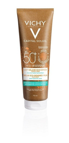 Leche Solar Hidratante Fps50+ | Eco-diseño | Vichy | 75 Ml