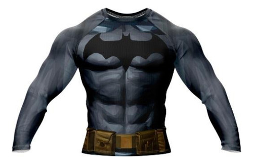 Doxe Jersey Playera Slim Fit Súper Héroe Batman