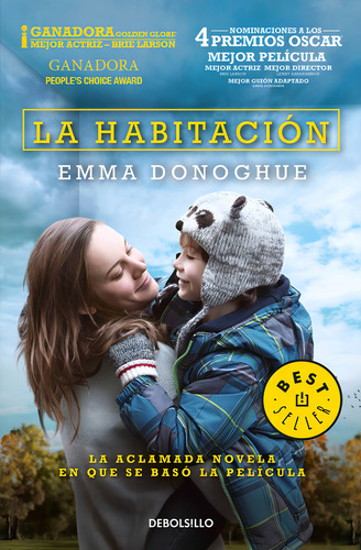 La habitación, de Donoghue, Emma. Bestseller Editorial Debolsillo, tapa blanda en español, 2016