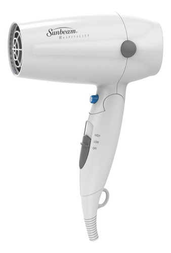 Sunbeam Hd-001 Secador De Pelo De Mano Plegable Blanco D