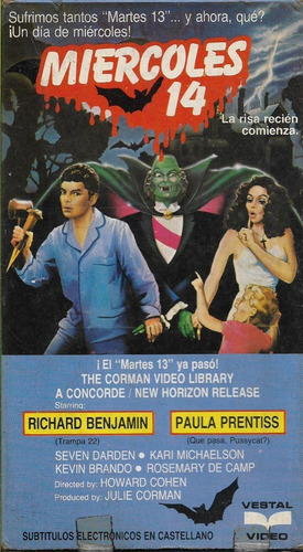 Miercoles 14 Vhs Saturday The 14th 1981 Comedia Terror