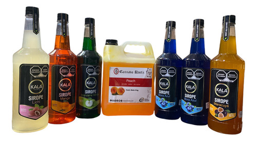 Kit Jarabes Kala Y Cassava Roots Coctel Café Smoothie Frappe