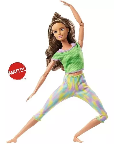 Barbie Articulada Made To Move Gxf05 ¡movimiento Sin Limite!