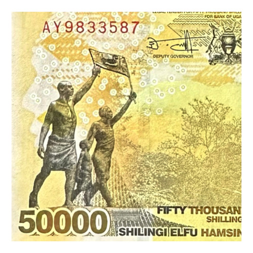 Uganda - Año 2022 - 50000 Shillings - P #54 - Gorila
