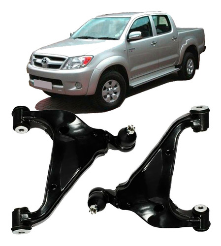 Par Bandeja Inferior Hilux 4x4 2005 2006 2007 2008