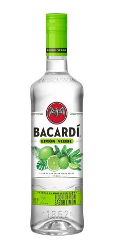 Botella De Ron Bacardi Limon Verde 750ml.