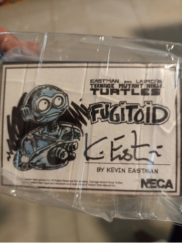 Fugitoid Neca Con Firma De Kevin Eastman Tmnt