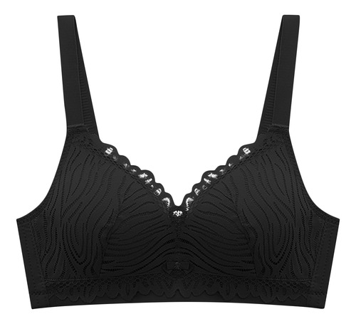 Sujetador F Para Mujer, Lencería De Encaje Liso, Talla Grand