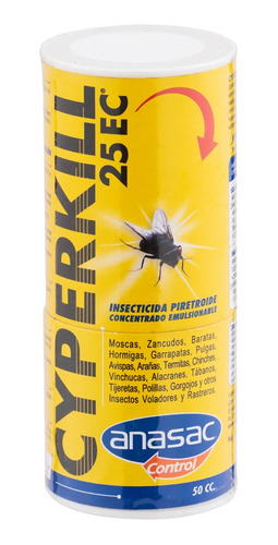 Cyperkill 25ec 50cc Sucursal Anasac