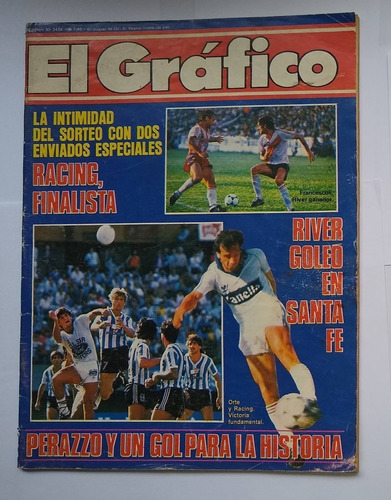 Revista El Gráfico Nº 3454 - Racing Finalista - 1985 