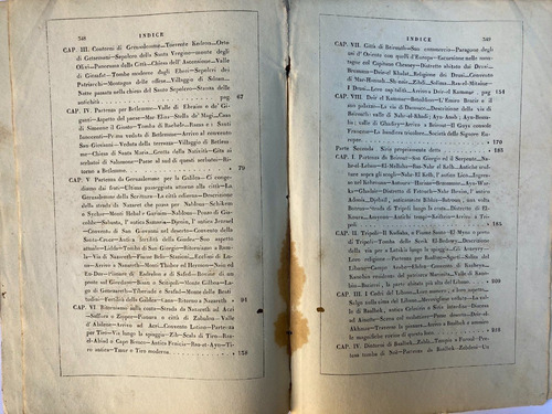 Giovanni Robinson. Viaggio In Siria E In Palestina. 1844