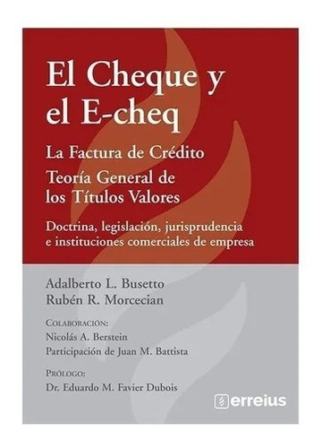 El Cheque Y E-cheq - Erreius