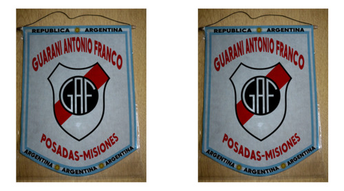 Banderin Grande 40cm Guarani Antonio Franco Posadas