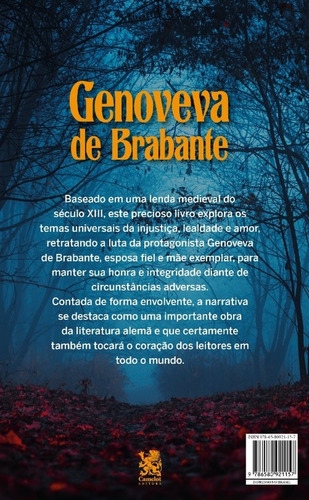 Genoveva de Brabante de Christoph Schmid Editorial Camelot Capa Mole Edición 1 en Português 2023