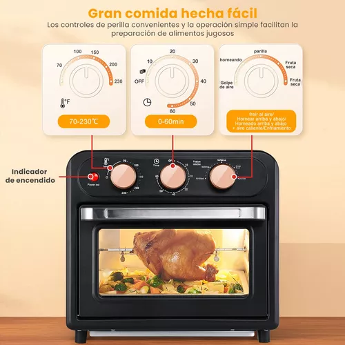 Freidora sin aceite formato horno air fryer 18 lts. — Joacamar