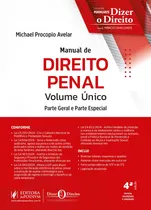 Comprar Manual De Direito Penal Volume Único - Parte Geral E Parte Especial - 4 Edição 2025 Juspodivm