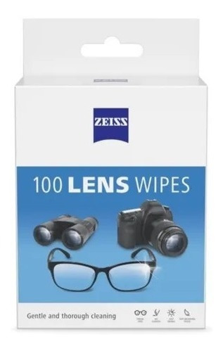 Zeiss 100 Piezas Toallas Húmedas Para Lentes Xchws C