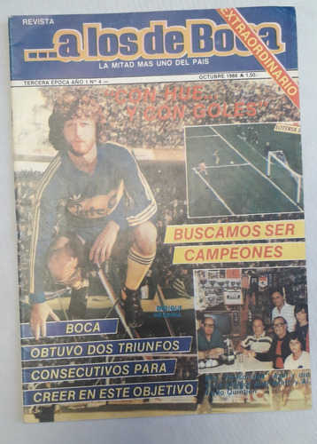 Revista Antigua * A Los De Boca * N° 4 Futbol