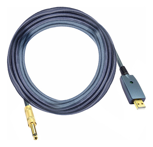 Cable Usb Para Guitarra, Conector De Audio, Adaptador De Cab