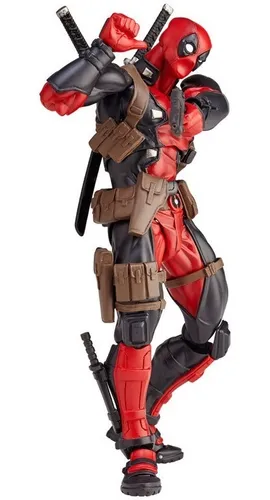 Deadpool Revoltech Action Figure Boneco Dead Pool Hulk Marve