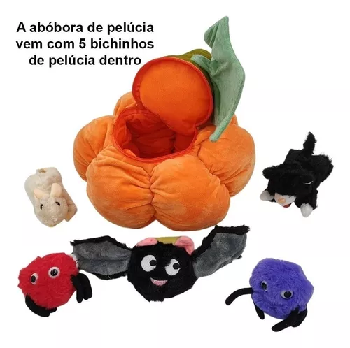 da abóbora do Dia das Bruxas Almofada - Sofá Recheado Decore  Pelúcia,Travesseiro Halloween Recheado em Forma Biscoito Redondo, Bruxa Fofa/Gato  Preto/Abóbora Decorações Hoghaki