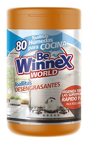 Toallitas Desengrasantes - Cocina - Winnex - 80 Uds.