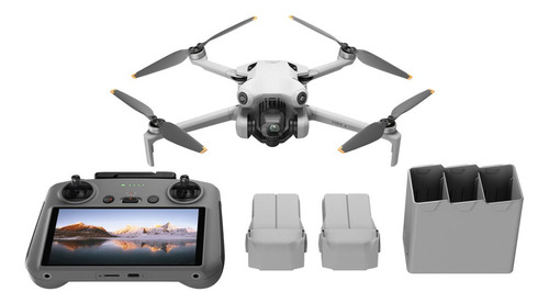 Kit Dron Dji Mini 4 Pro Fly More Combo Plus (dji Rc 2) Gris