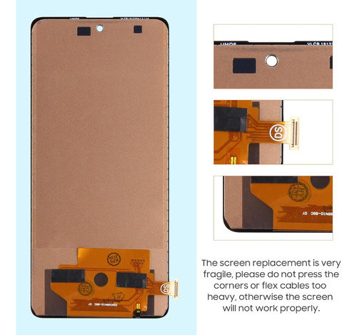 Tela Lcd Compatível Para Samsung Note 10 Lite N770 N770f