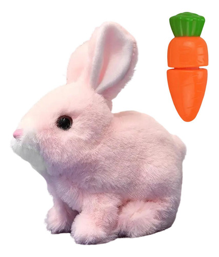 Pet De Juguete De Conejo Suave De Mascota Electrónica Rosa