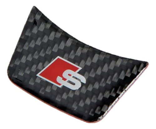 Emblema Audi Sline Rs Volante Timón Lujo Carbon  