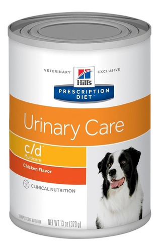 Alimento Hill's Prescription Diet Urinary Care c/d Multicare para perro senior todos los tamaños sabor pollo en lata de 13oz