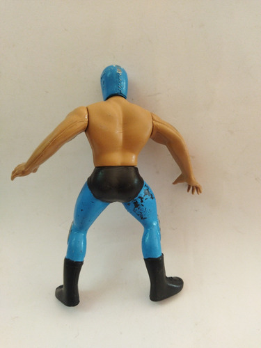 Luchador Bootleg Clásico Máscara Azul Gafas Negras (Usado)