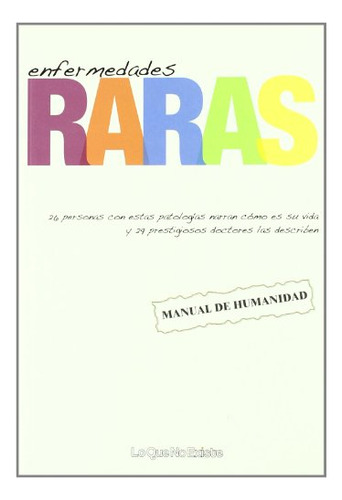 Libro Enfermedades Raras Manual De Humanidad De Rosa Iglesia