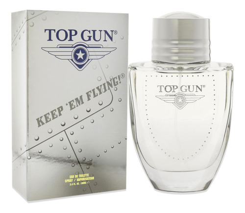 Perfume Top Gun Rivet Edt En Spray Para Hombre, 100 Ml