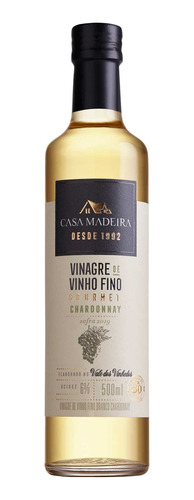 Vinagre De Vinho Branco Chardonnay Casa Madeira 500ml