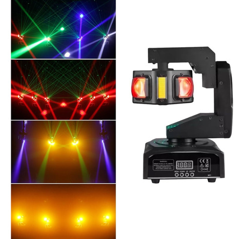 Luz De Cabeza Móvil Led, Rotación De 3 Ejes Xyz, Control Dmx