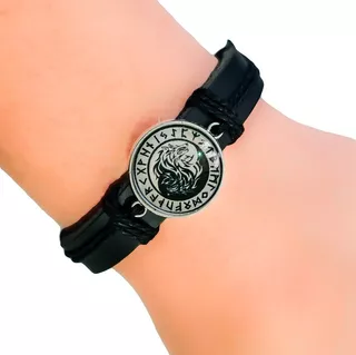 Pulsera Vikingo Lobo Simbolo + Estuche Dayoshop