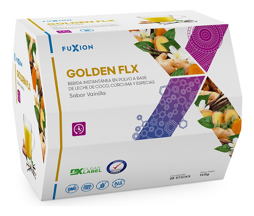 Golden Flx Fuxion Control Dolor - g a $979