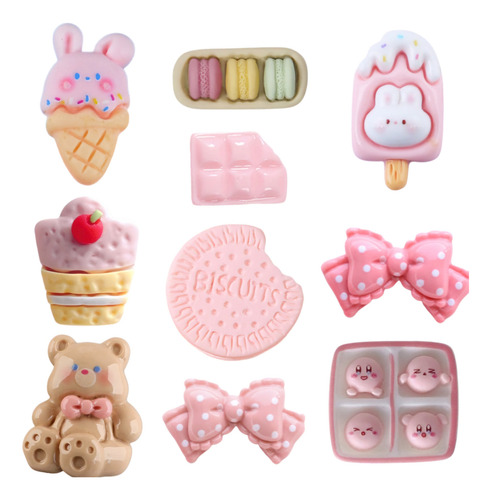 Charms X Más 1.000 Piezas(charms+apliques)+caja Organizadora