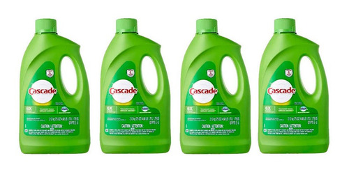Cascade Gel Fresh Detergente Lavavajillas 4un X 1,7 Lt