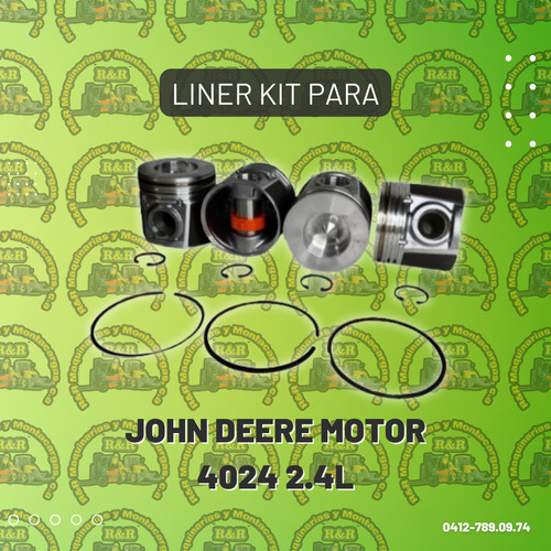 Liner Kit Para John Deere Motor 4024 2.4l