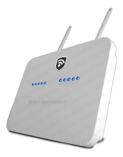 Imagen 5 de 7 de Repetidora Señal 433mhz 2 Antenas Inalambrica Extensor Cobertura Sensores Alarma Batería Respaldo Seguridad Casa